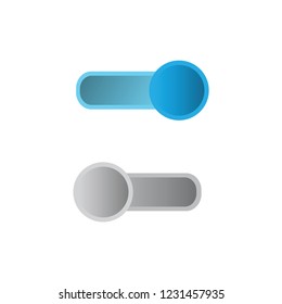 Modern Switch Tick Element Design. Vector Illustration EPS 10