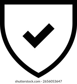 Logotipo de proteção de segurança Modern Symbol
