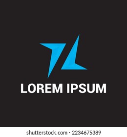 plantilla moderna de diseño de logotipo de letras de gradiente