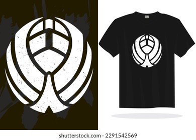Modern t shirt design with random vector graphics