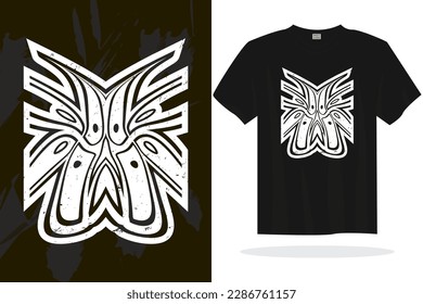 Modern t shirt design vector template with random graphics