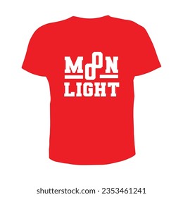 Modern t shirt,ok.cool,moon.moon light t shirt