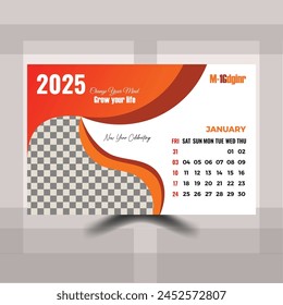 Modern Table Calendar Design Templet