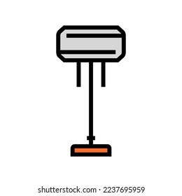 modern table lamp color icon vector. modern table lamp sign. isolated symbol illustration