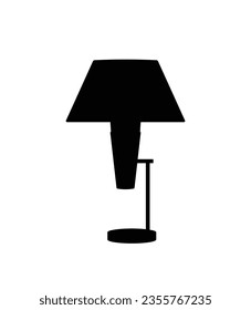 Silhouette moderna de lámpara de mesa, trabajo, estudio y decoración de dormitorio lámpara de luz