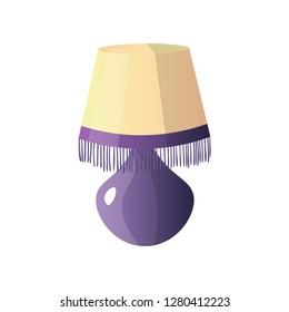 Modern table lamp simple concise form of a pleasant color.
