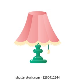 Modern table lamp simple concise form of a pleasant color.