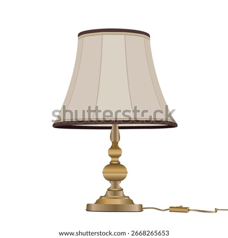 Modern Table Lamp Vector illustration Design