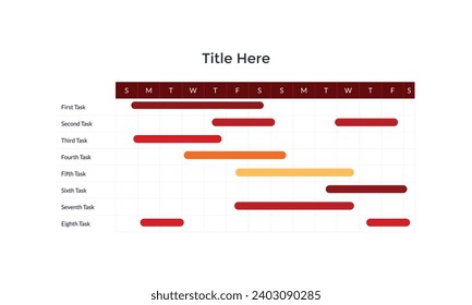 Moderne Tabellenlayoutvorlage mit markierter Zeile. Flaches Design, einfach zu bedienen für Ihre Website oder Präsentation.