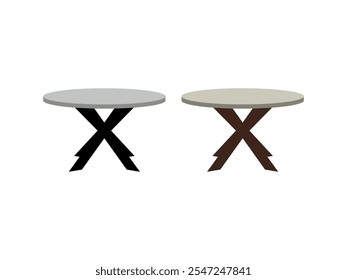 Modern Table Vector Art: Minimalist Dining, Office, Coffee, and Study Tables. Sleek Wooden, Rustic, Isometric, Foldable, Industrial, and Glass Designs. Essentials for Interiors and Outdoor Use.