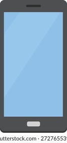 Modernes Tablet mit blauem Blankbildschirm für digitales Design