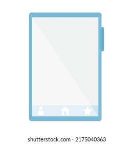 modern tablet icon on white background