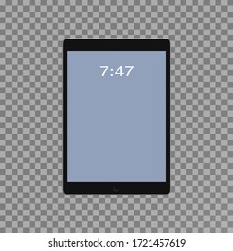 Modern tablet realistic, great design for any purpose.Catchy mockup.Business vector concept illustration.Isolated.