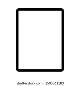 Modern tablet. Technological device. Vector ilustration.