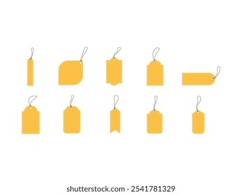 Modern Tag Shape Element Set 