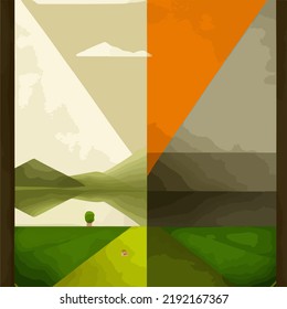A modern take on a landscape