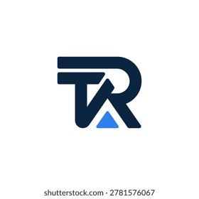 Modern TAR Monogram Logo Design for FinTech Company with Integrated Growth Arrow