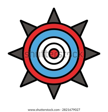 A modern target design representing precision, focus, and goal achievement. Ideal for business, marketing, strategy, success, planning, analytics, branding, and growth concepts.