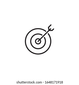 Modern target marketing logo template vector icon design