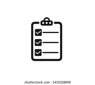 Modern task icon, To-do list icon line symbol,Pictograph of checklist,project document checklist icon 