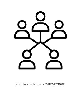 Conjunto de iconos de trabajo en equipo moderno Ilustraciones de colaboración para empresas y proyectos