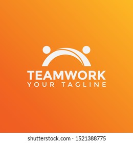 Modern Teamwork Logo Design Template