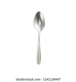 Modern teaspoon isolated on white. Vector illustration.