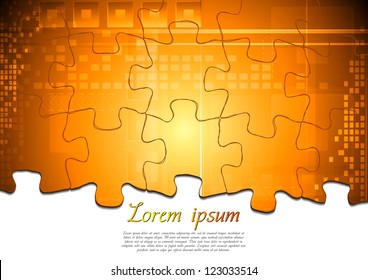 Modern tech background. Puzzle vector design eps 10 - Powered by Shutterstock - Get 15% off with code: PIKWIZARD15
