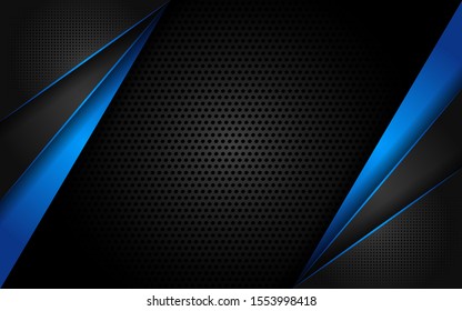 modern tech blue background with abstract style