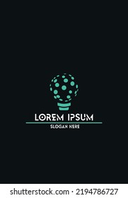 Modernes Design-Design für Glühbirnen.