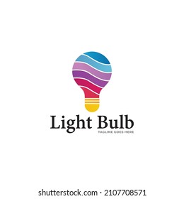 Modern Tech Bulb logo designs concept, Pixel Technology Bulb Idea logo template.