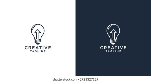 Modern Tech Bulb Logo Designs Konzept, Pixel Technology Bulb Idea Logo-Vorlage