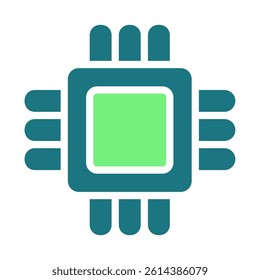 Modern Tech Circuit Illustration Design Element
