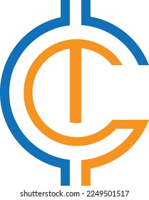 modernes Technologie-Kryptologo-Design