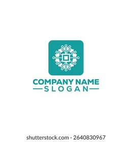 Modern Tech Hub Connection System Icon