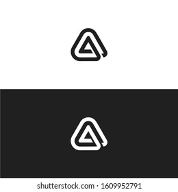 Modern Tech Letter A Logo vectors