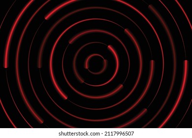 modern tech neon light red color background template vector graphic