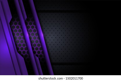 Modern tech purple background with abstract style.
