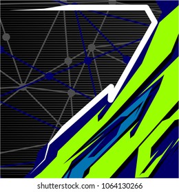 modern tech shape background. Vector Racing Graphic 