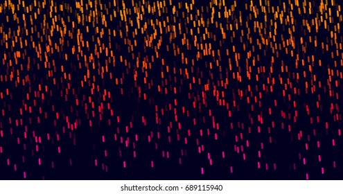 Modern techno background of rain. Abstract vector illustration for web