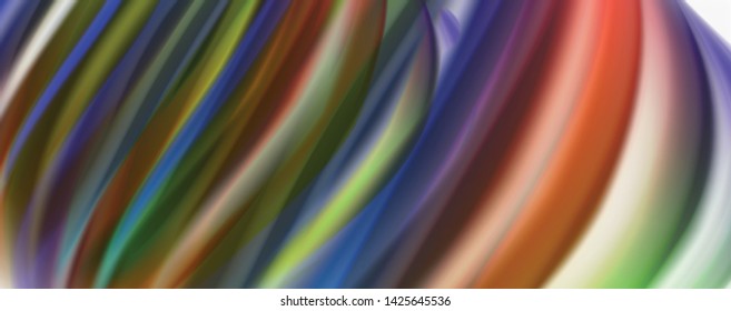 Tecno moderno El color fluido en el poste blanco colorido. Arte vector para su diseño