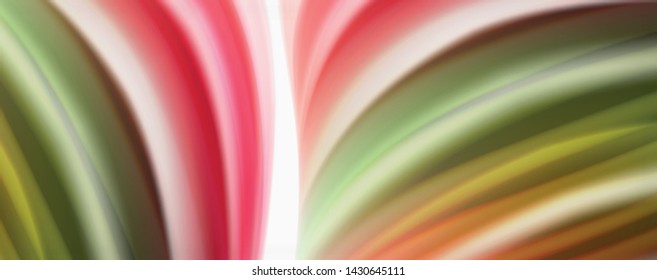 Modern techno Fluid color flow on white colorful poste. Vector art for your design