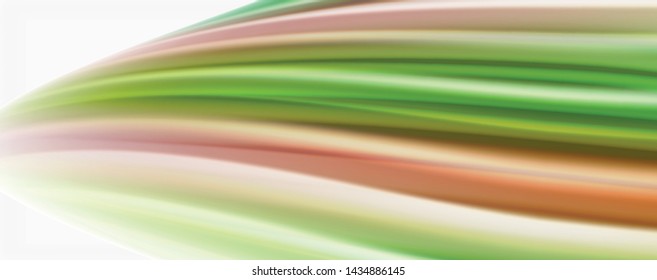Tecno moderno El color fluido en el poste blanco colorido. Arte vector para su diseño