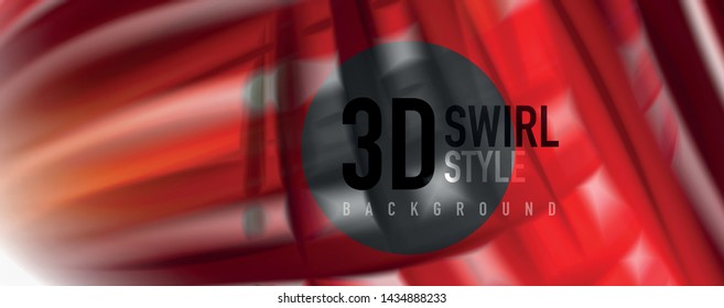 Modern techno Fluid color flow on white colorful poste. Vector art for your design