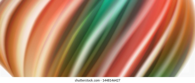 Tecno moderno El color fluido en el poste blanco colorido. Arte vector para su diseño