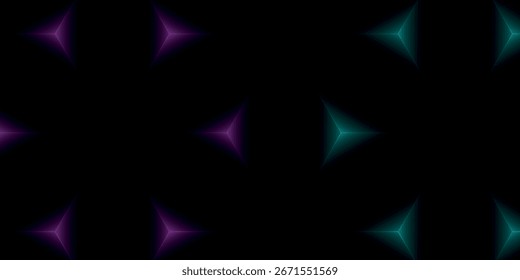 Fondo abstracto de tecnología moderna con un diseño poligonal degradado púrpura y azul brillante. Diseño de fondo exclusivo y futurista.