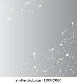 Modern Technology Abstract BG Line Point Connection