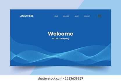 Modern technology abstract creative dynamin gradient wave line banner background for website landing page, hero banner design, webpage header