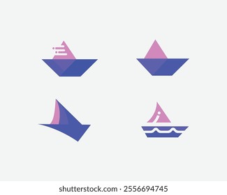 Modern Technology Boat Sail logo