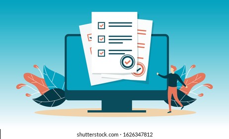 Modern technology  Can check your work at your fingertips  It's perfect.  Convenient, easy, want you want